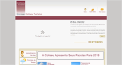 Desktop Screenshot of coliseutur.com.br